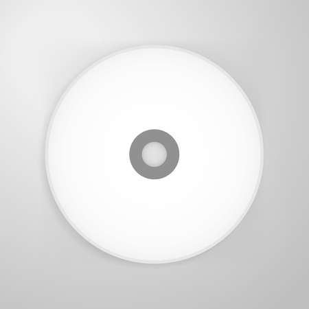 Compact Disk Blank Mockup
