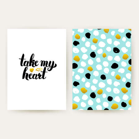 Take My Heart Hipster Postersのイラスト素材