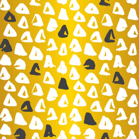 Gold Triangle Seamless Patternのイラスト素材
