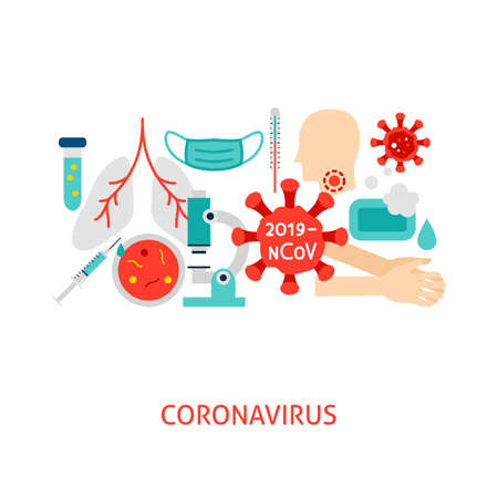 Coronavirus Vector Conceptのイラスト素材