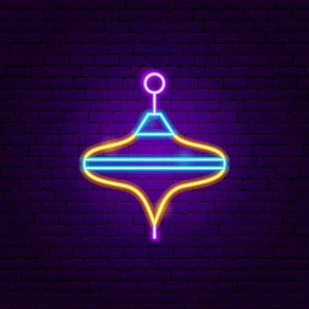 Whirligig Neon Signのイラスト素材