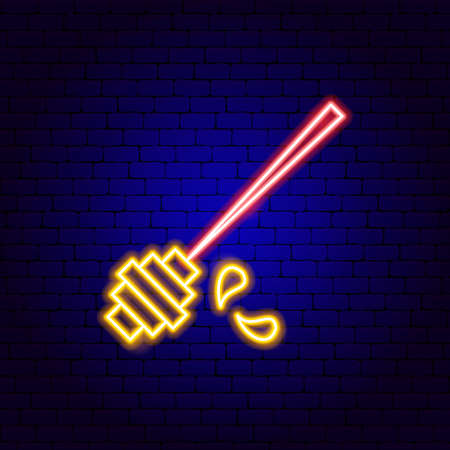 Honey Tool Neon Signのイラスト素材