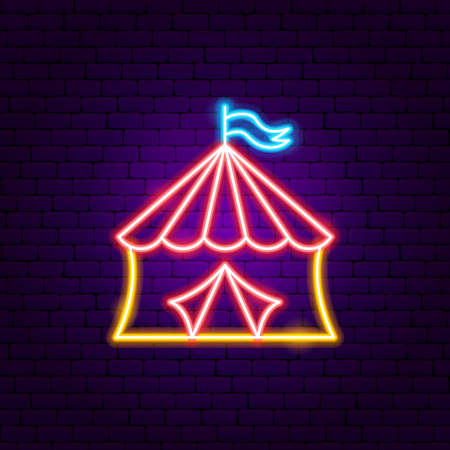 Circus Neon Signのイラスト素材