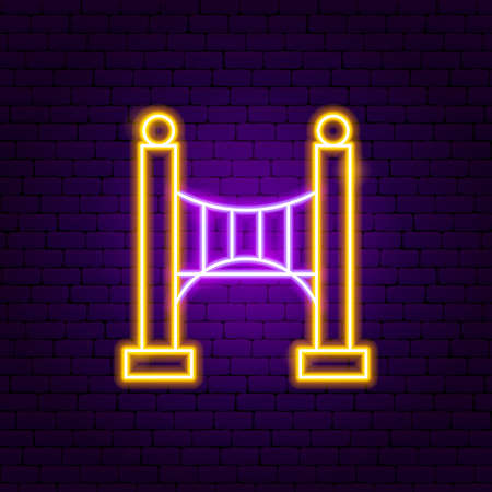 Bridge Neon Signのイラスト素材