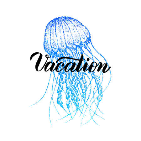 Vacation Dotwork Jellyfish