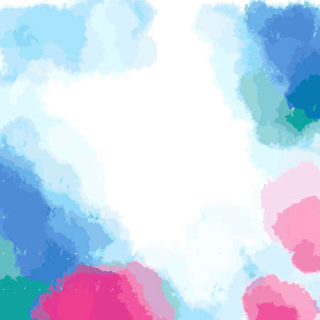 Colorful Watercolor Paintingsのイラスト素材