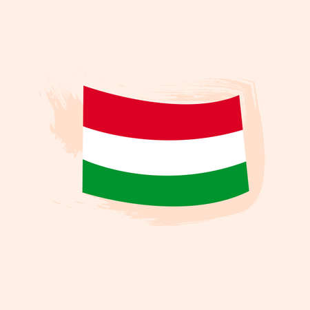Hungary Country Flagのイラスト素材