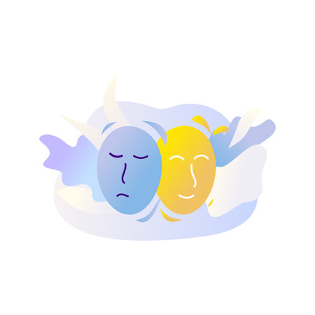 Emotion Masks Conceptのイラスト素材