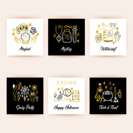 Magic Doodle Postcardsのイラスト素材