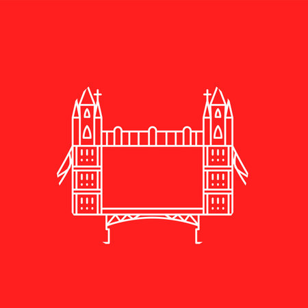 Tower Bridge Circleのイラスト素材