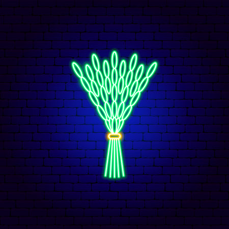 Bath Broom Neon Signのイラスト素材