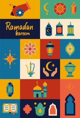 Ramadan Holiday Posterのイラスト素材