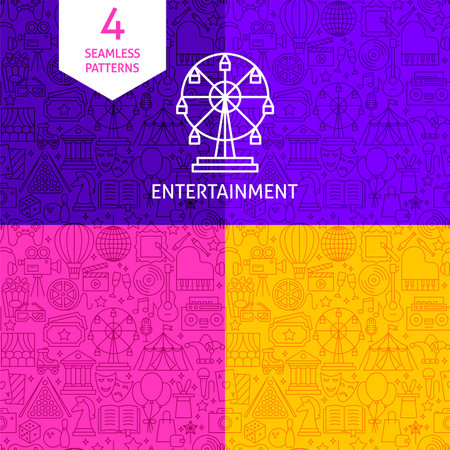 Line Entertainment Patternsのイラスト素材