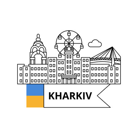 Kharkiv Line Conceptのイラスト素材
