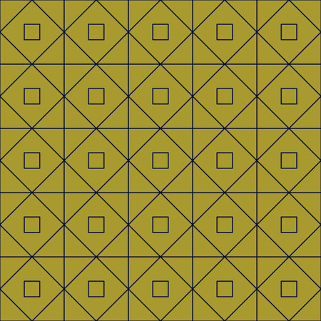 Golden Squares Artdeco Seamless Patternのイラスト素材