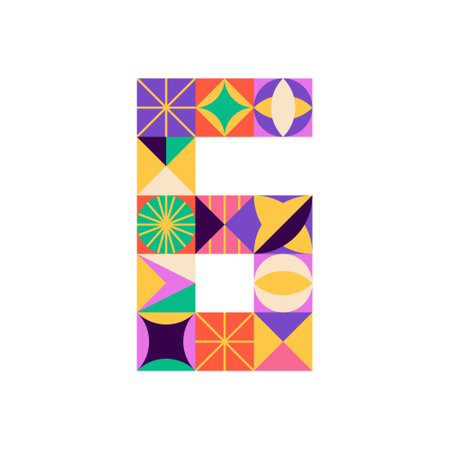 Art Deco Circus Number 6のイラスト素材