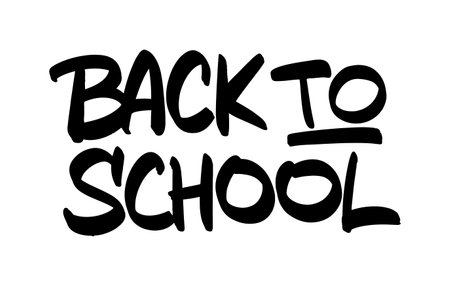 Back to school flat markerのイラスト素材