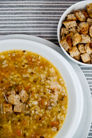 Vegetarian soupの写真素材