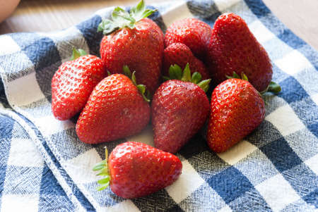 Strawberry close upの写真素材