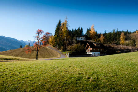 natural landscape in European Alpsの写真素材