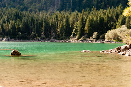 Fusine Lake in summertimeの写真素材