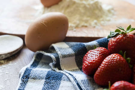 Strawberry close upの写真素材