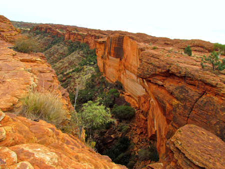 Australia Kings Canyon outbackの写真素材