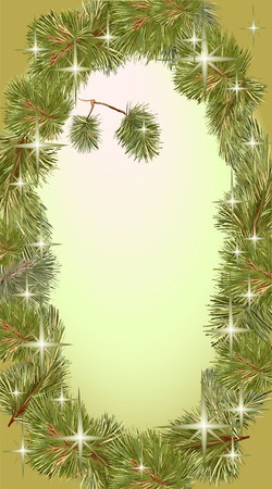 Christmas card design template.のイラスト素材