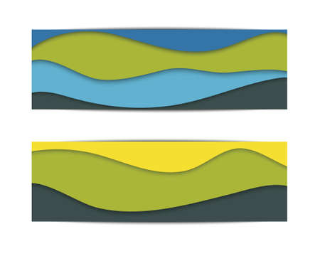 Material design background for web and mobile.のイラスト素材