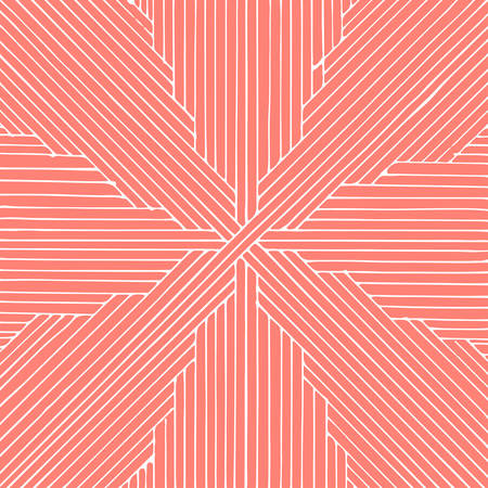 red background with stripes and crossのイラスト素材