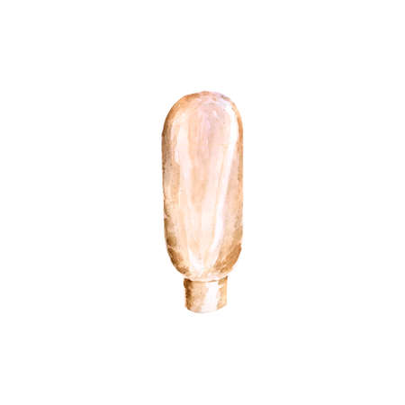 Hand paint watercolor cosmetics in vectorのイラスト素材