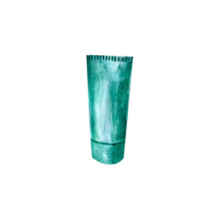 Hand paint watercolor cosmetics in vectorのイラスト素材