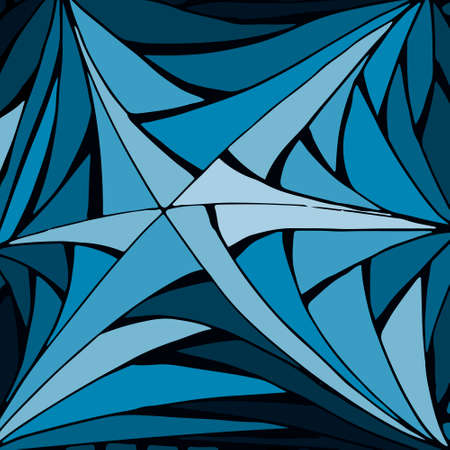 Vector print, background with linear doodles, hand drawn linesのイラスト素材