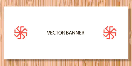 Web banner with sign for your businessのイラスト素材