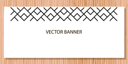 Web banner with Slavian sign for your businessのイラスト素材