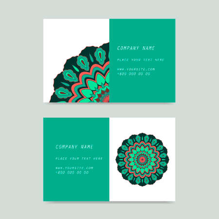 Flower mandala for cards, invitations and otherのイラスト素材