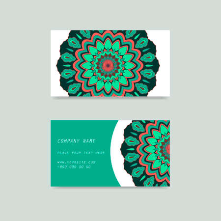 Flower mandala for cards, invitations and otherのイラスト素材