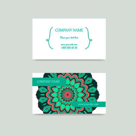 Flower mandala for cards, invitations and otherのイラスト素材