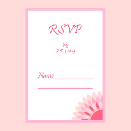 Wedding invitation card suite with mandalaのイラスト素材