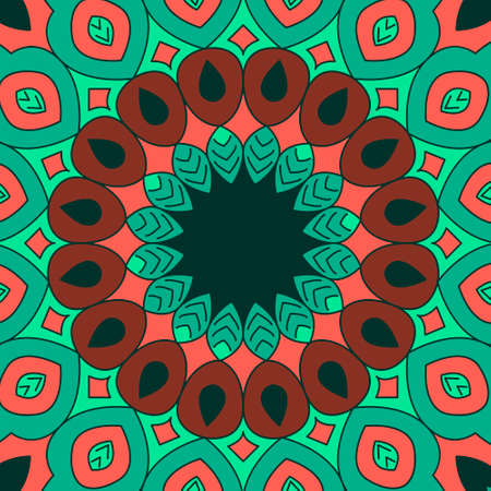 background with mandalaのイラスト素材