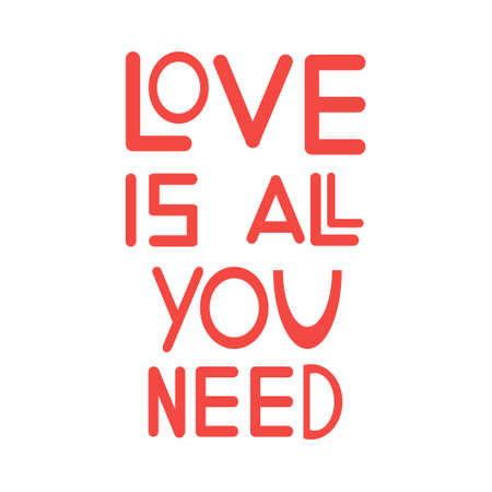 All you need poster for home.のイラスト素材