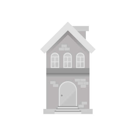 House in flat style for web, cards, infographicsのイラスト素材
