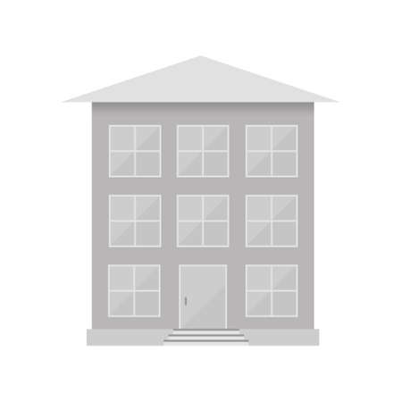 House in flat style for web, cards, infographicsのイラスト素材