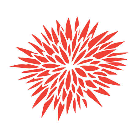 Hand drawn flower mandala for cards, invitations and otherのイラスト素材