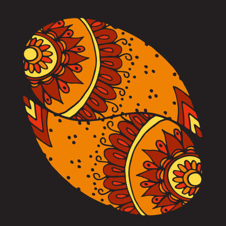 Turkish cucumber in color. Vectorのイラスト素材