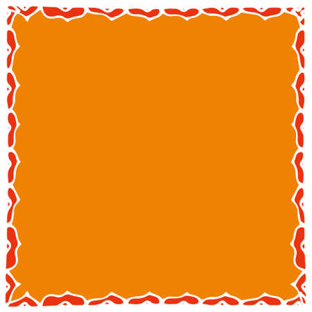 Doodle border in vector.のイラスト素材