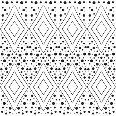 Tribal ethnic pattern in vector. Good for web, textile, printsのイラスト素材
