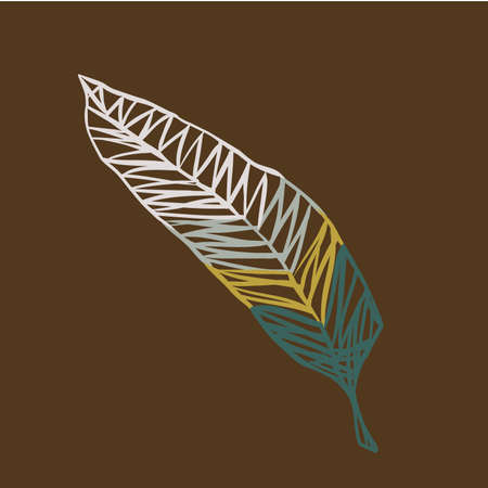 Vector feather illustrationのイラスト素材