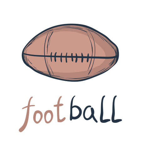 Football ball in signのイラスト素材
