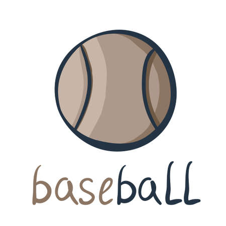 Baseball ball in signのイラスト素材
